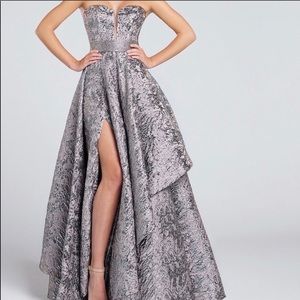 Ellie Wilde Mon Cheri Platinum Dress